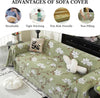 LiveGo Sofa Cover for 3 Seater, Chenille AB Sided Slipcover for Sofa, All-Season