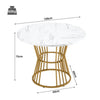 Dining Table Set With 4 Pcs Green Velvet Chairs Kitchen Dining Room Furniture