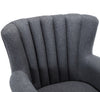 Victorian Retro Wing Back Armchair Accent Oyster Fireside Sofa Lounge Tub Chair