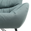 Nordic Wooden Rocking Chair Padded Accent Lounge Armchair Living Room Bedroom UK