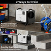 Dehumidifier Commercial Dehumidifier w/Drain Hose-Black