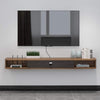 Modern 140CM Floating TV Stand, Wall Mounted Cabinet Storage & Cable Management