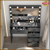 Dressing Table With Drawers & Large Lighted Mirror Makeup Desk Vanity Bedroom