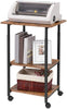 Printer Stand Printer Table Printer Trollely Printer Cart 48.5 x 40 x 76 cm