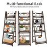 3/4 Tier Wooden Ladder Shelf Display Stand Unit Home Plant Flower Book Shelves