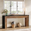 70.9-Inch Long Console Table, Farmhouse Narrow Wooden Sofa Table for Living Room