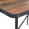 Folding Camping Table Portable Adjustable Aluminium Desk Picnic BBQ Carry Handle
