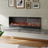 Electric Insert/WallMounted LED Fireplace Into Fire Media Freestanding With Feet