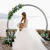 Wedding Arch Frame Moongate Round Stand Flowers Balloon Circle Base Double Tube