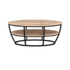 Oval Double Shelf Coffee Table