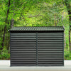 5 X 9 ft Outdoor Garden Storage Shed Metal Lean to Pent Shed for Tool Bike