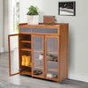 Entryway Sideboard Visible Doors Shoe Cabinet 5 Layers & Drawer Narrow Closet