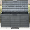 Garden Storage Sheds Chest Organiser Lockable Deck Box Patio Castors Box
