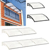 DOOR CANOPY AWNING SHELTER ROOF FRONT BACK PORCH OUTDOOR SHADE PATIO ROOF 4SIZES