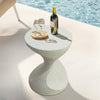 Unique Lightweight Concrete Accent Table Sofa Side Table Living Room Home Decor