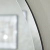 Mirror Extra Large Art Deco Glass Frameless Round Wall Mirror 100cm x 100cm