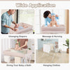 Foldable Baby Changing Table w/3 Position Adjustable Level