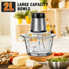 2L Electric Food Chopper | 2-Speed Processor for Vegetables, Meat & More UK