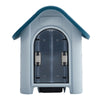 Large Dog Kennel Pet House Weatherproof Indoor Outdoor Animal Shelter with Door