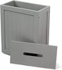 Wooden Slimline Shaker Unit Multi purpose Bathroom Toilet Roll Storage Tidy Box