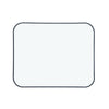 Black Metal Rectangle Wall Mirror Hanging Vanity Makeup Bathroom Glass Decor