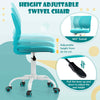 Ergonomic Children Study Chair Kids Desk Chair Adjustable Mesh Chair-Green