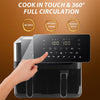 10L Air Fryer 12-in-1 Dual Airfryer Digital Healthy Cooker with Nonstick Basket