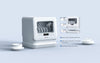 Mini Table Top Dishwasher 7.5L Tank with 3 Place Settings, 6 Progs Touch Control