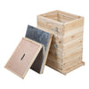 2/3/4Tier Langstroth Honey Beehive Box Beekeeping,Honeycomb Foundation Frame Set