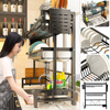 2 Tier Space Saving Over The Sink Dish Drying Rack Large Adjustable Dish Drainer