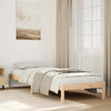 Long Bed Frame without 90x220 Solid Wood Pine T2Q6
