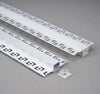 6 Pack LED Aluminium Channel Profile Extrusion Diffuser Strip Lights Cover 1M