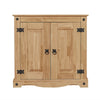 Corona 2 Door Sideboard Buffet Cupboard Mexican Solid Waxed Pine Living Room