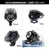 2pcs 12W Motorcycle Motorbike Headlight LED Fog Spot Lights Bulb Angle Eye Lamp