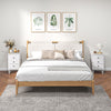 Bedside Table Set of 2, Bedside Cabinet w/ 3 Drawers, Modern Side Table,
