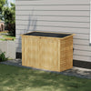 Triple Wheelie Bin Storage Wooden Garbage Bin Shed Outdoor Garden Store Cover