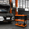 Tool Storage Trolley 3 Tier Cart Lockable Drawer Workshop Garage Heavy Duty