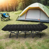 Single Folding Sleeping Bed Guest Bed Outdoor Portable Camping Cots w/ Mattress