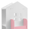 360° Rotary Bookshelf 4 Tier Display Castle Rack Standing Bookcase Storage Shelf
