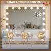 Large Hollywood Mirror Vanity Make Up Mirror with LED Lights Tabletop Light Up