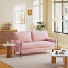 Velvet Sofa with 2 Pillows 2/3 Seater Modern Couch Love Seat Settee Home Office