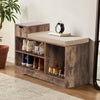3-Tier Shoe Storage Cabinet Storage Cupboard Unit Sneaker Organizer for Entryway
