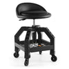 Rolling Mechanic Stool Height Adjustable Workshop Creeper Seat 150 KG Capacity