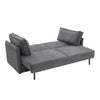 Modern 3 Seater Grey Sofa Couch Love Seat Settee with Storage Tufted Comfortable