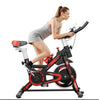 Exercise Bike Indoor Cycling Home Gym Workout Cardio Fitness LCD Monitor Black