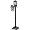 155 cm Halloween Lamp Post Sound-Activated Indoor Stree Lamp-Black