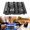 Portable Caravan Kitchen Camper Van 4 Burner Gas Hob LPG Stove Camping Cooker