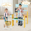 Kids Pretend Play Grocery Store Set Toddler Wooden Supermarket Play Toy Set