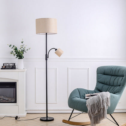 177cm Mother and Child Floor Lamp Lampshade Pole Standing Lamp Reading Light UK