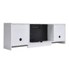 178cm TV Stand Cabinet Unit with 12 LED Lights and 32" Electric Fireplace Insert